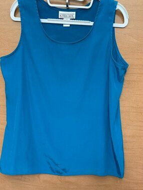 Turquoise Sleeveless Top by Alyssa Carr - Size Medium